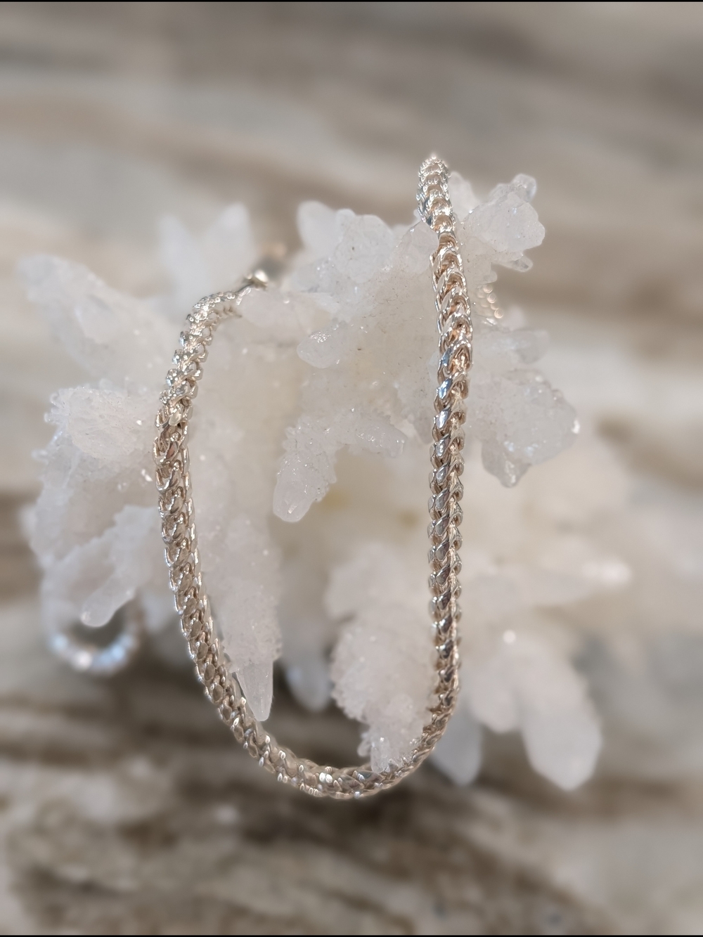 925 Sterling Foxtail Chain Necklace